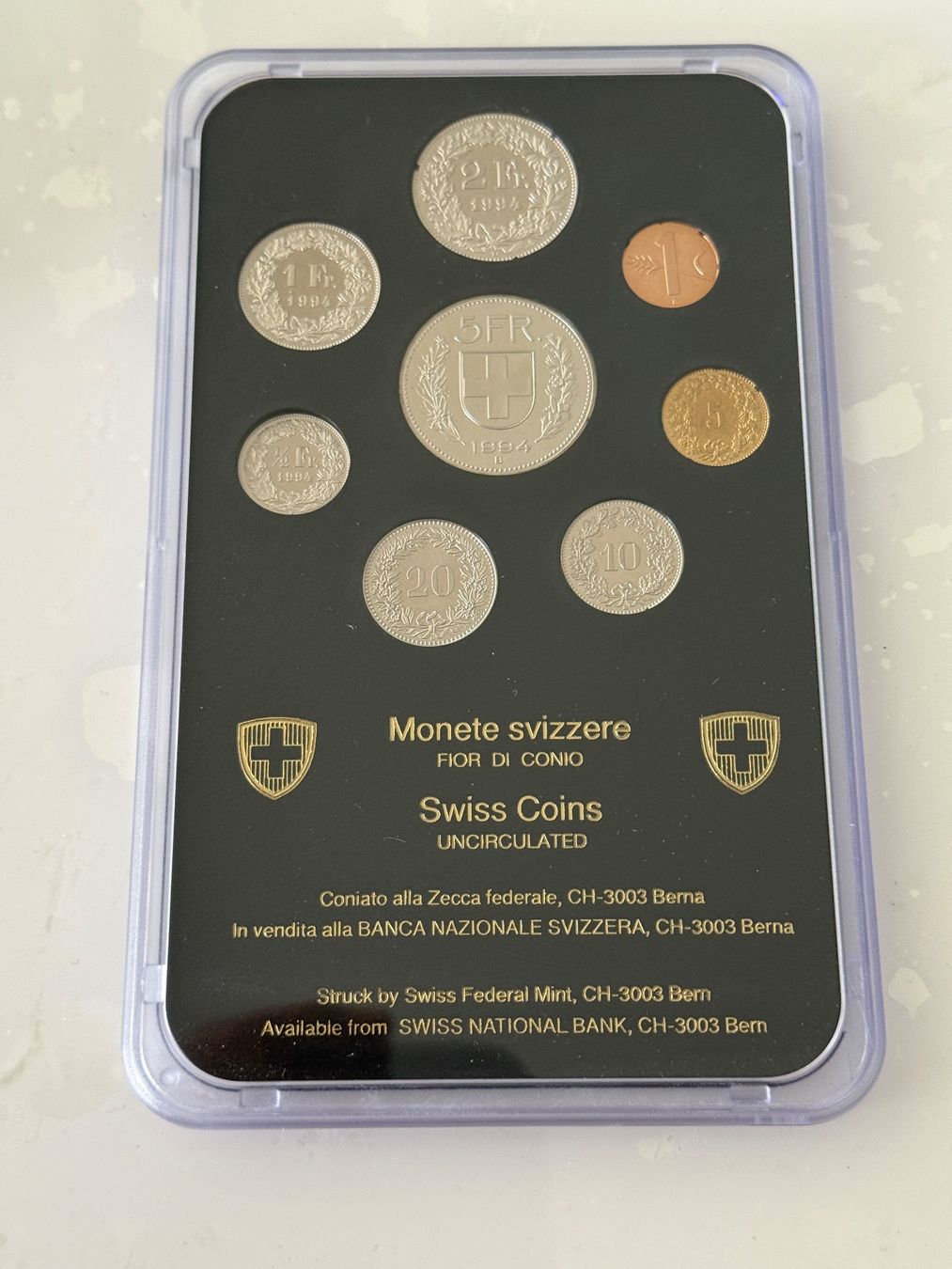 Toutes les monnaies: Schweizer Münzsatz 1994  Stempelglanz – Neuf (Voir description) à Wallisellen par SWISS_SILVER1 1