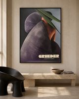 Vintage Grieder Les Boutiques Modeplakat – 91 × 135 cm –