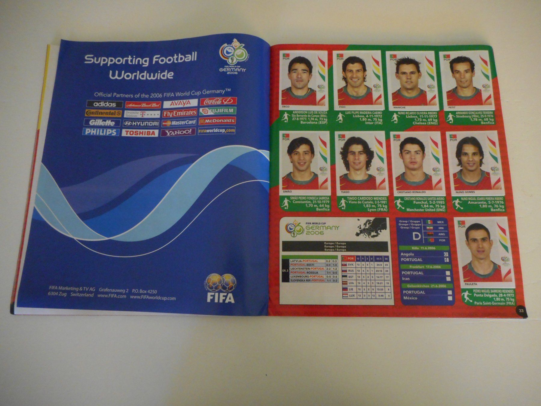 Panini Alben: Panini WM Album Germany 2006 komplett NR. 2 mit Messi – Gebraucht aus Cham von Paniniworld 5