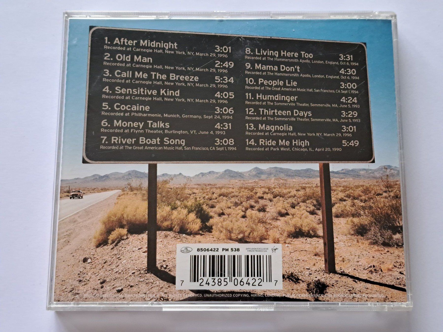 CDs: Cd J.J. Cale - Live – Gebraucht aus Pully von bro_n52j 1