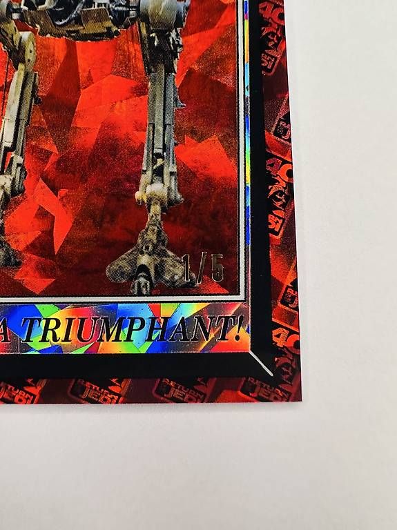 Cartes à collectionner: Topps Chrome Chewbacca Triumphant Red #110 – D'occasion à Walliswil b.Wangen par Swiss-Trading-Bros 1