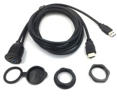 HDMI USB3.0 Auto Panel Kabel HDMI USB Verlängerung