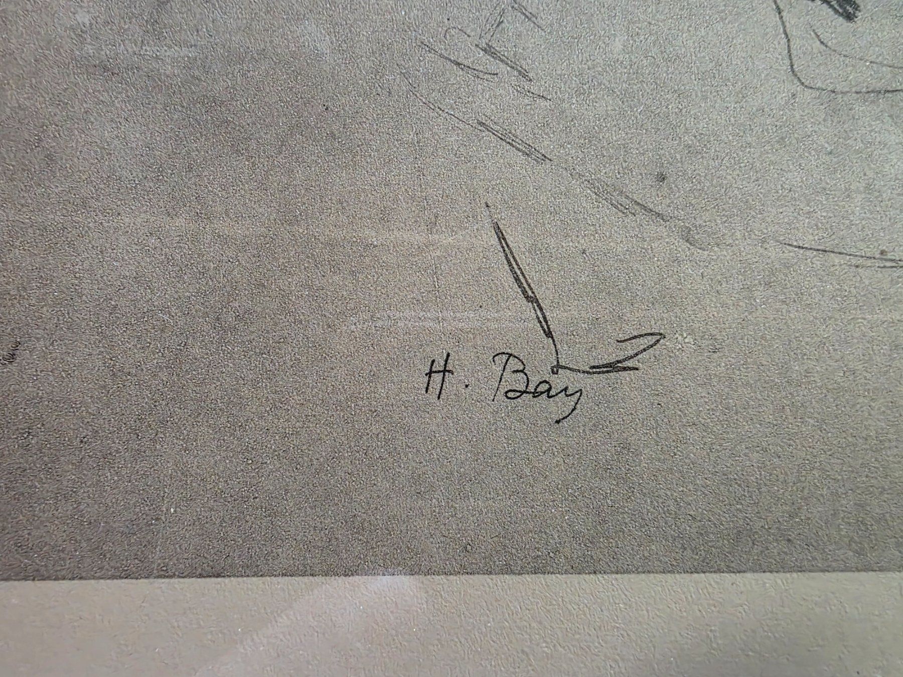 Foto & Immagini: Hanni Bay - Bild - Lithographie ? - signiert – Usato da Walterswil BE venduto da Lonitti 3