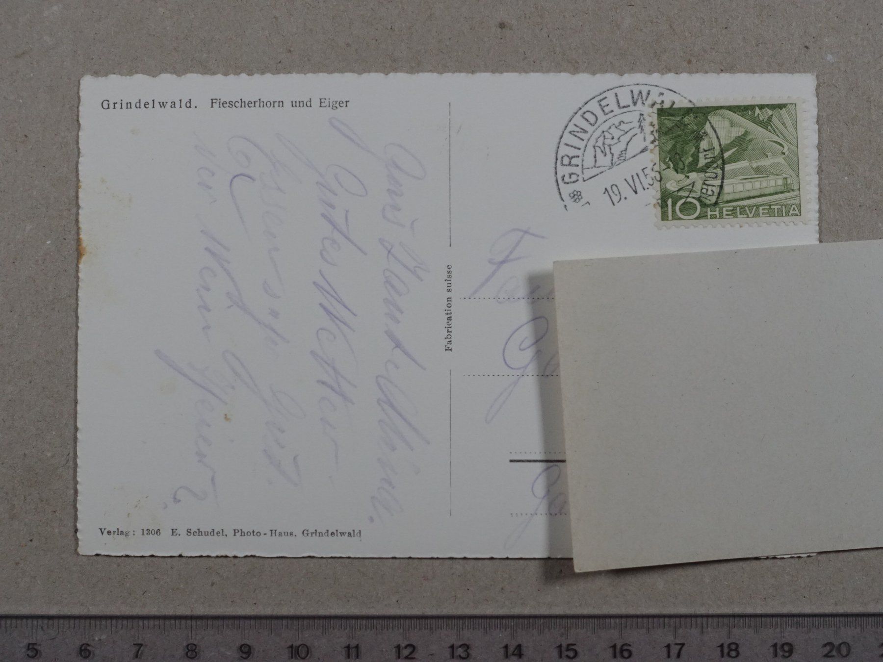 Cartes postales: Grindelwald, 1956 – D'occasion à Lenzburg par fh1 1