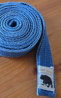 Kampfsportgürtel Bear Brand blau gebraucht