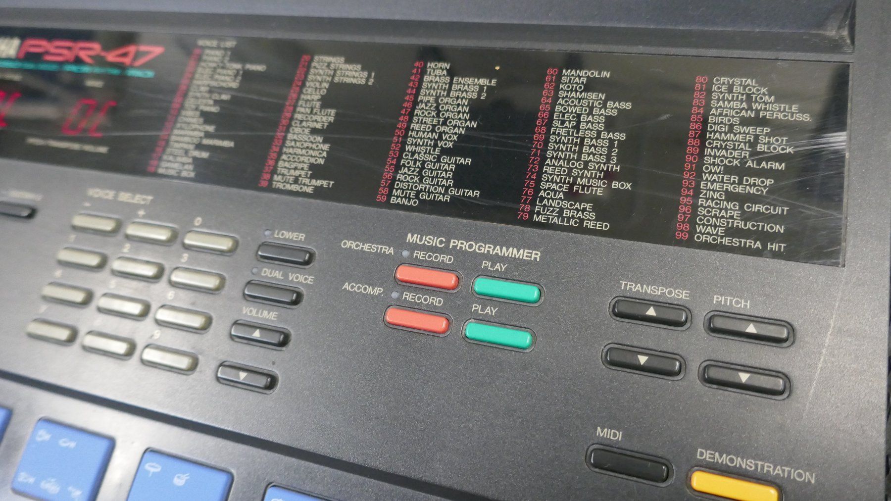 Yamaha Musikinstrumente: Yamaha PSR-47 Keyboard – Gebraucht aus Wenslingen von FairlightCMI 3