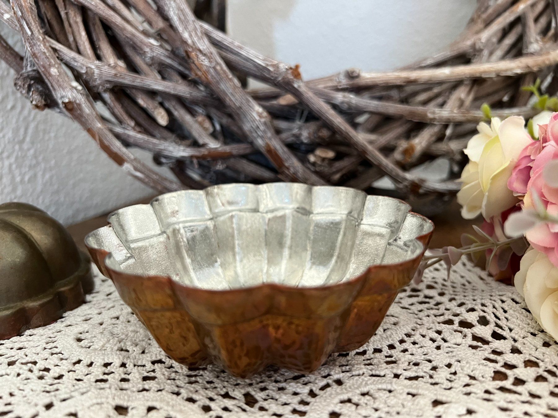 Teglie da forno: Shabby, alte Guggelhopf - Kupfer – Usato da Walzenhausen venduto da Cerna007 5