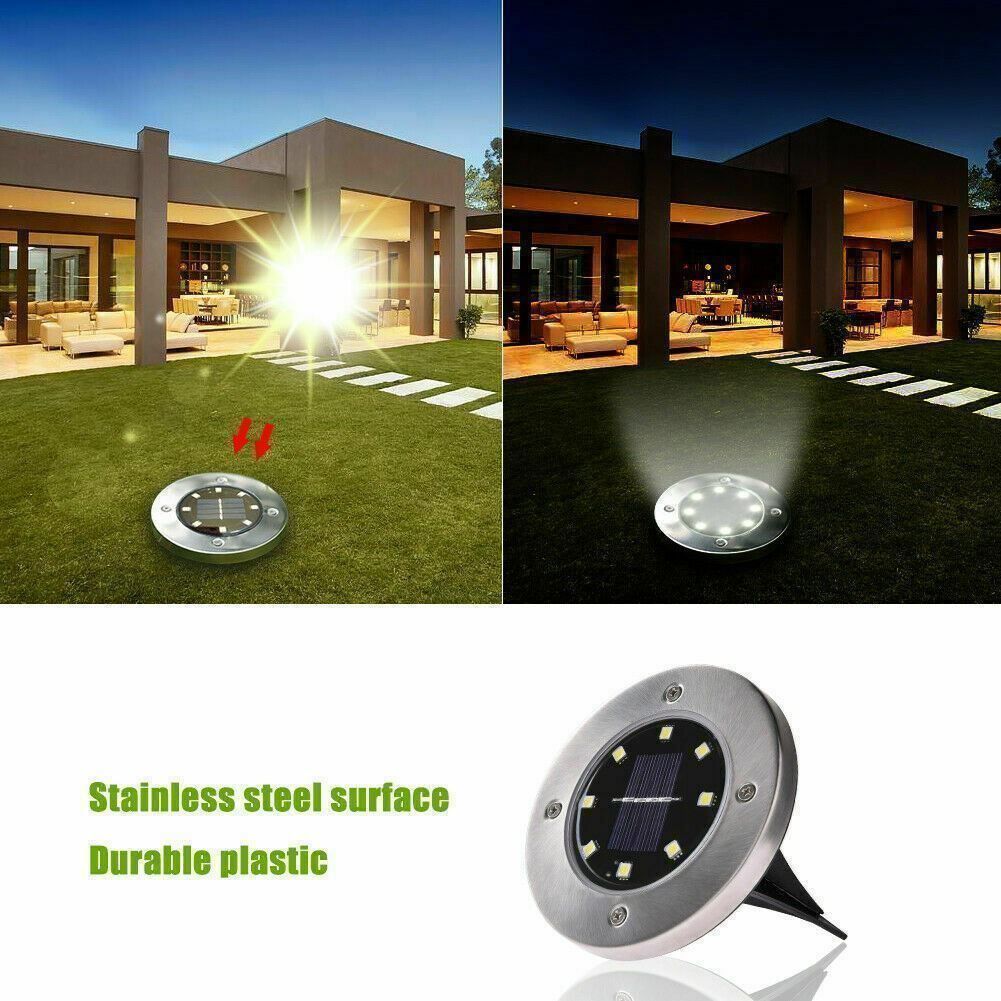 Lampes: Solar Boden Einbaustrahler 8PCS – Neuf (Voir description) à Thun par 365buy 4