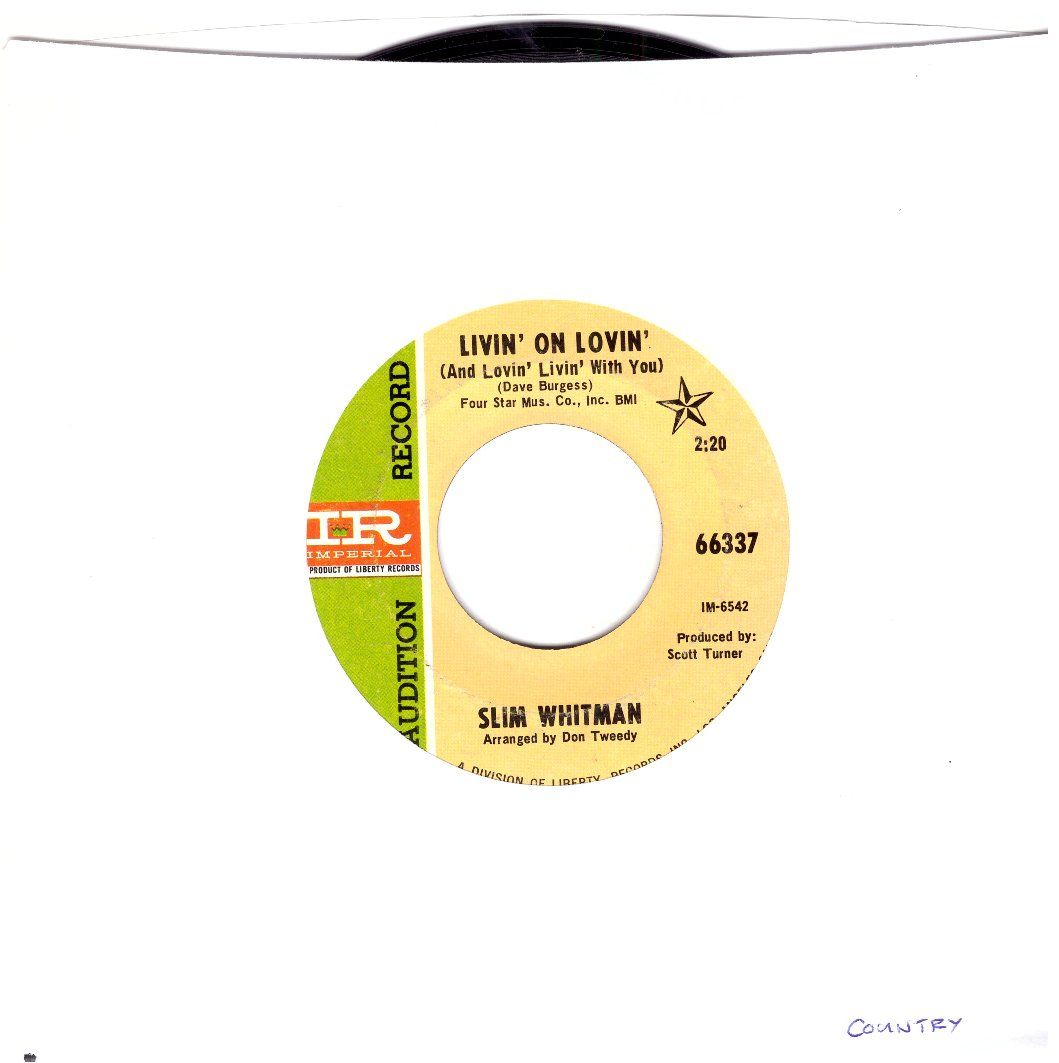 Dischi in vinile: SLIM WHITMAN – Usato da Bassersdorf venduto da house-of-vinyl