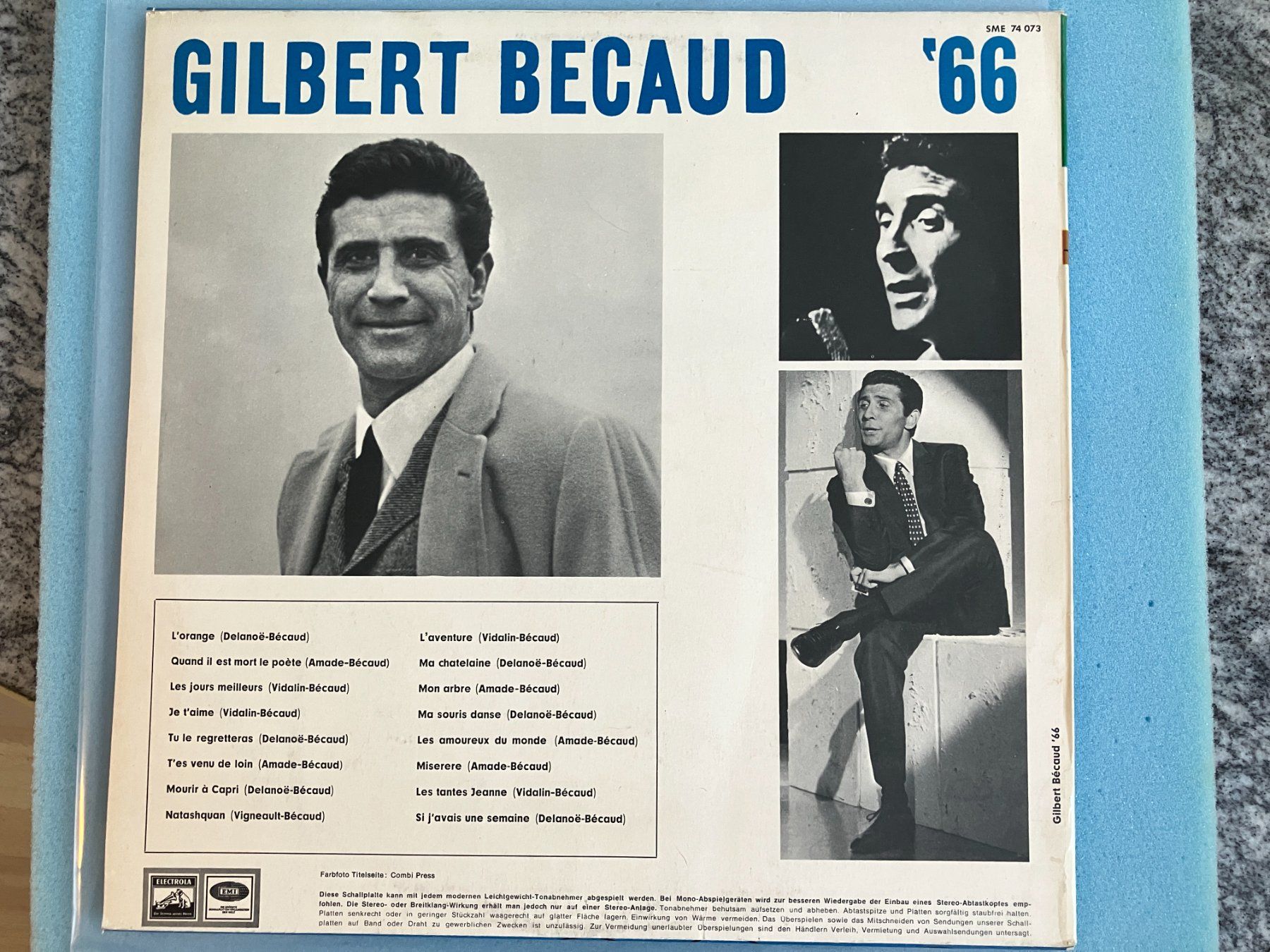 Dischi in vinile: Gilbert Bécaud – Usato da Aarwangen venduto da Jukebox3 2