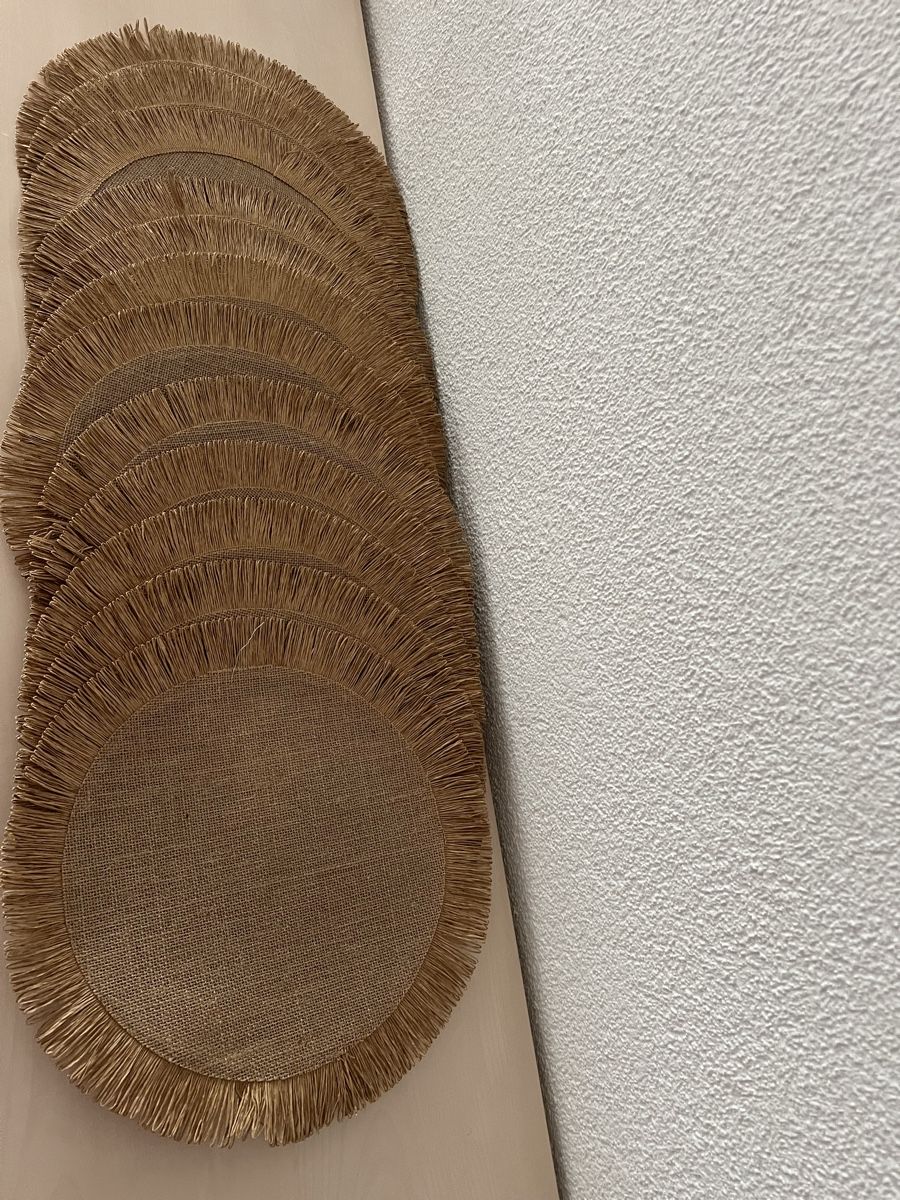 Set di tavolo e panche: 6er Set: Rustikale Tischsets aus Jute, Neu – Nuovo (secondo la descrizione) da Luzern venduto da suhamadlun 4