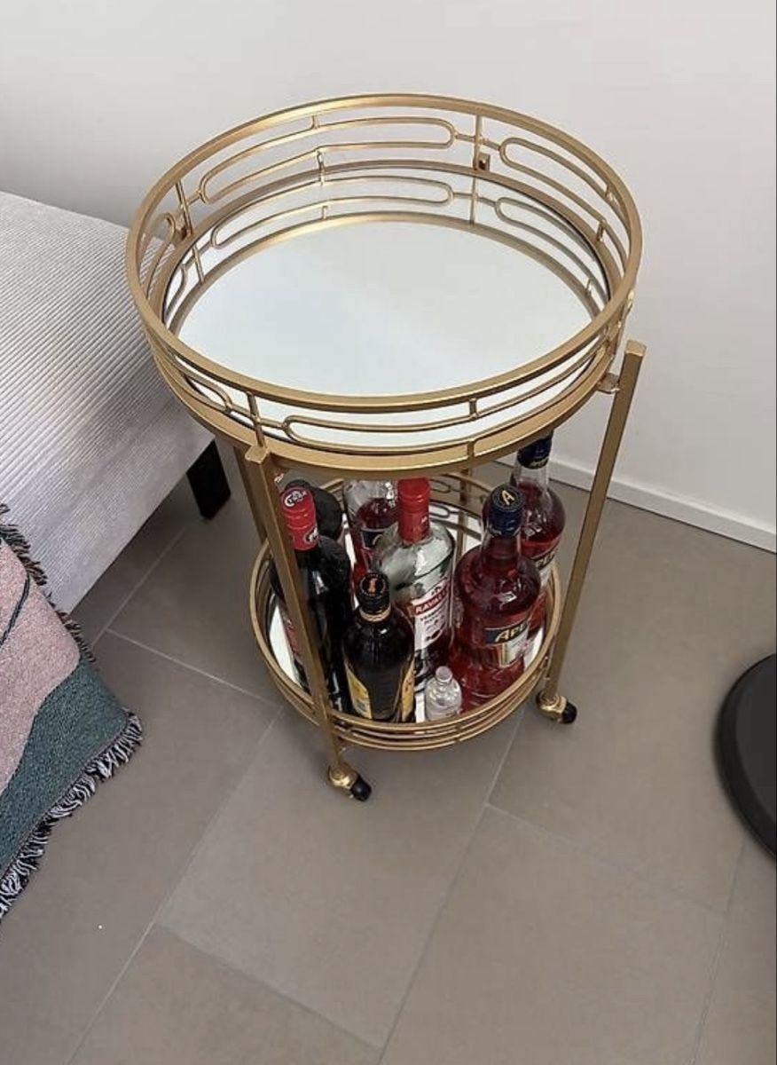 Servierwagen: Servierwagen Barwagen - Nova - Vintage - Gold – Gebraucht aus Zürich von BKana 2