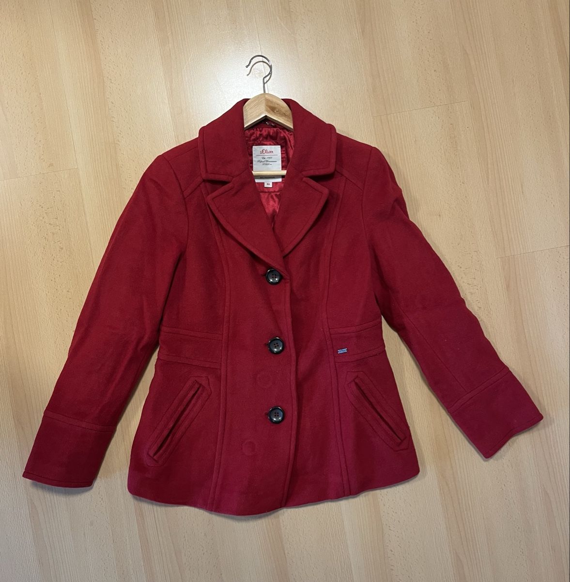 S.Oliver Jacken: Roter Mantel von S. Oliver – Gebraucht aus Luzern von sophielucerne