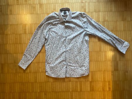 Olymp Level 5 Slim Fit Hemd mit Blumenmuster
