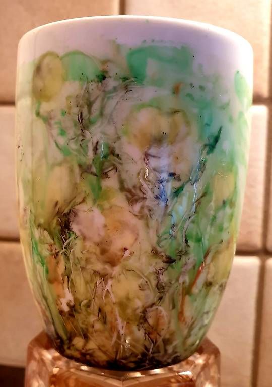 Tasses: Hand gemalte Tasse mit Blumendekor – Neuf avec emballage d'origine à Münsingen par Sulamit 2