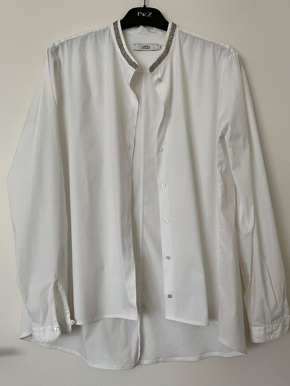 Camicette: 0039 ITALY Bluse Gr M weiss MIT Glitzern – Usato da Urdorf venduto da alda02