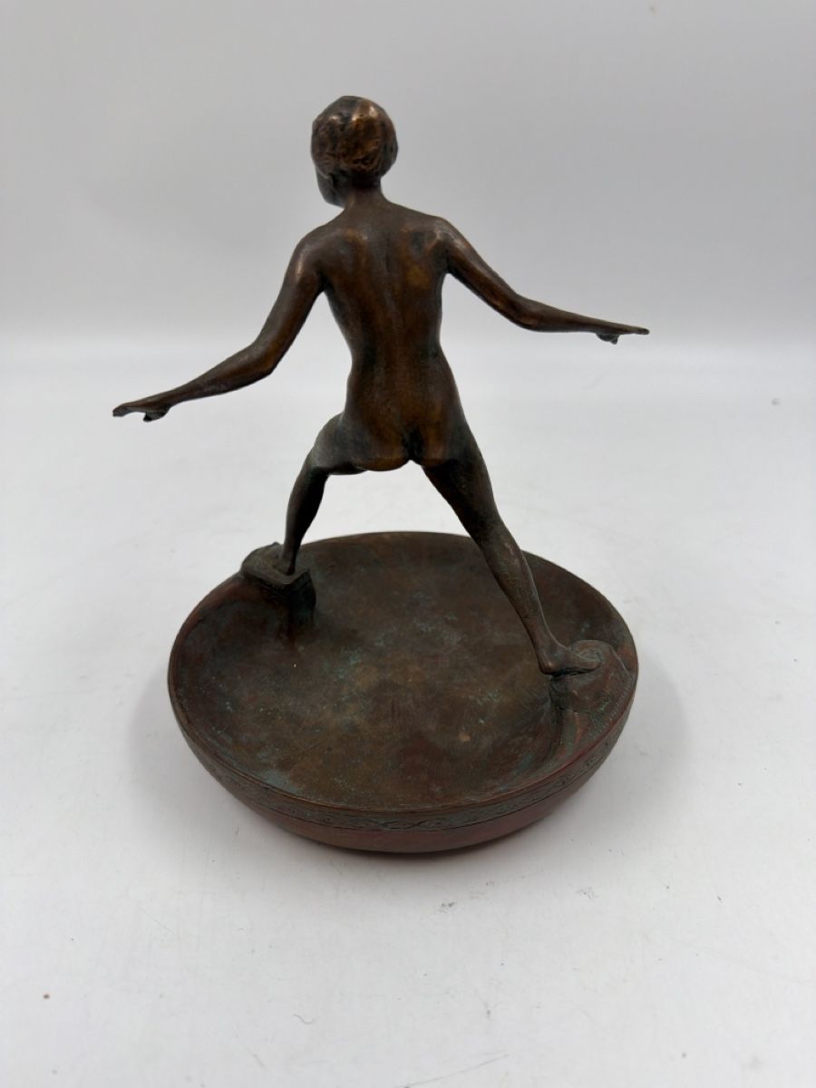 Statuette: Bronze Figur "AD MEYER", Kunst Bronzefigur, signiert 53 – Usato da Sirnach venduto da Fkobi 4
