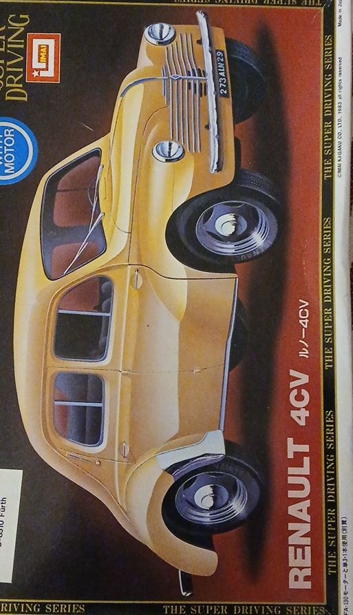 Kit di costruzioni: Renault 4CV Modellauto Baukasten 1/20 – Nuovo e nell'imballaggio originale da Zug venduto da Ow66