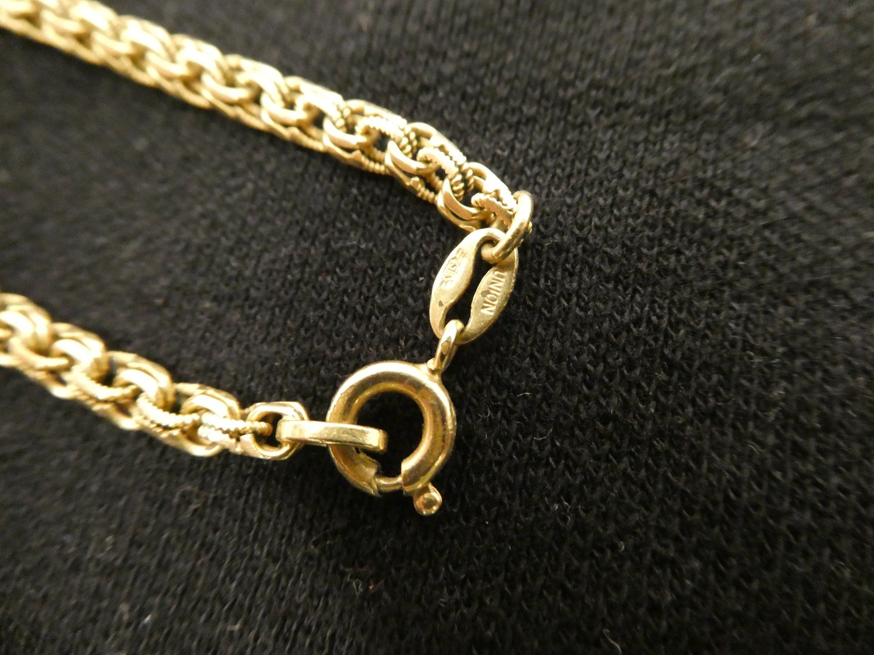 Catenine: Goldfarbene Kette Schmuck – Usato da Tann venduto da Geepap 4