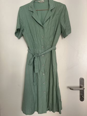 Rockabilly Kleid in lindengrün