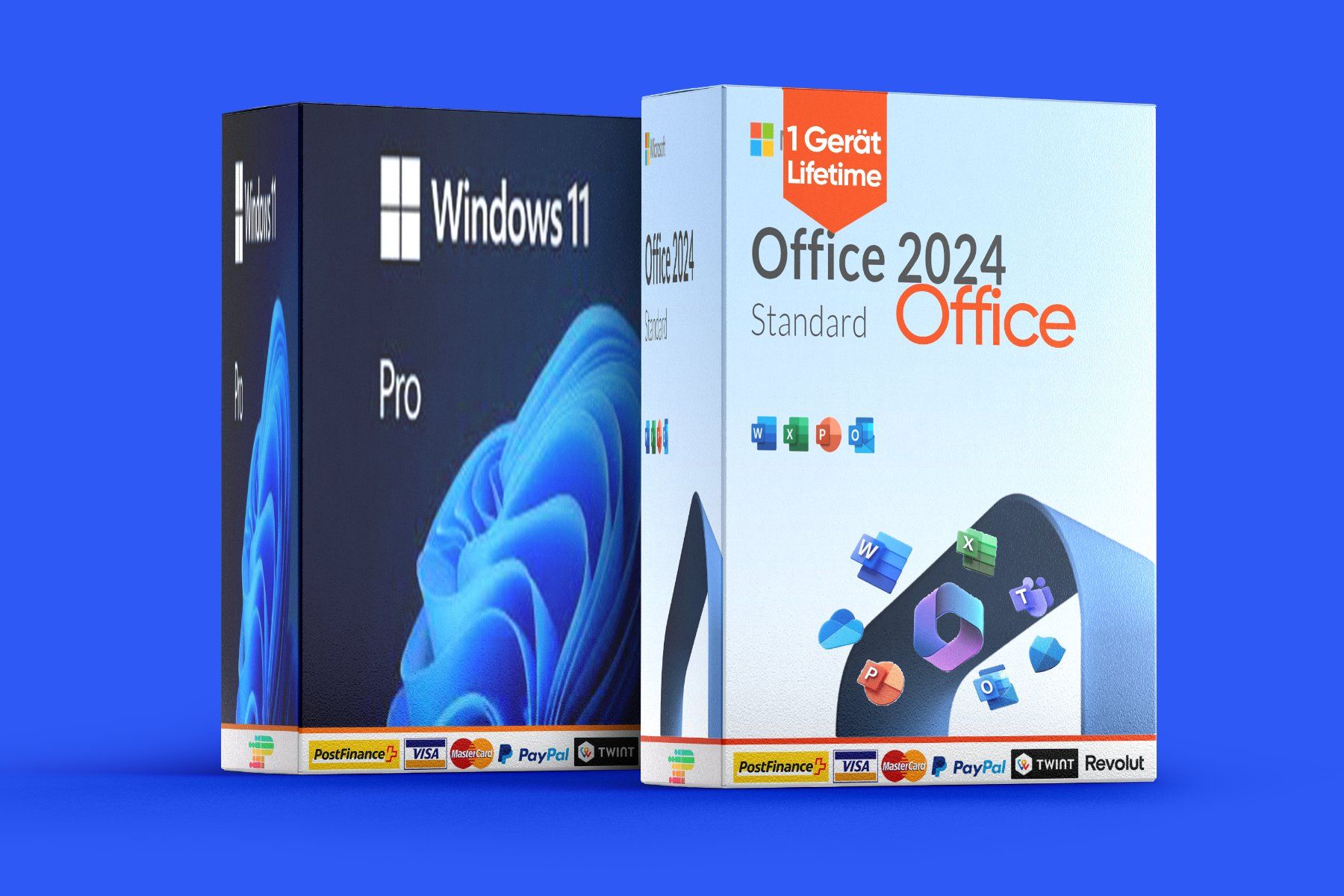Microsoft Software: Microsoft Windows 11 Professional & Office 2024 Standard – Gebraucht aus Langenthal von Peaceful