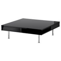 IKEA Schwarzer Couchtisch – modern & kompakt