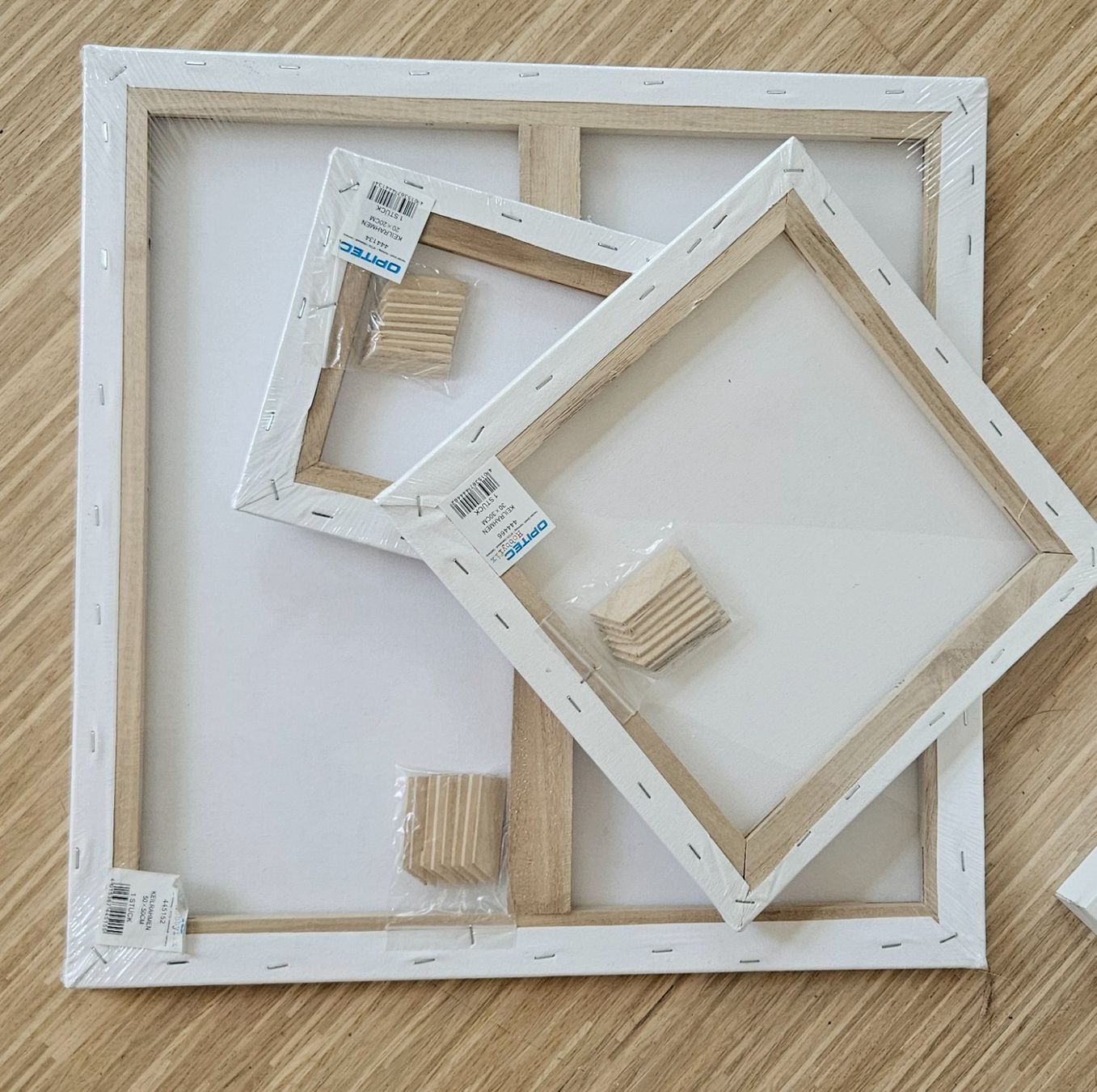 Kit bricolage: 3 Leinwaende neu im Plastik – Usato da Winterthur venduto da SabrinaSe 1