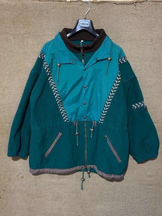 Pull Polaire Vintage Berghaus Polartec - Homme Taille XL - Rouge