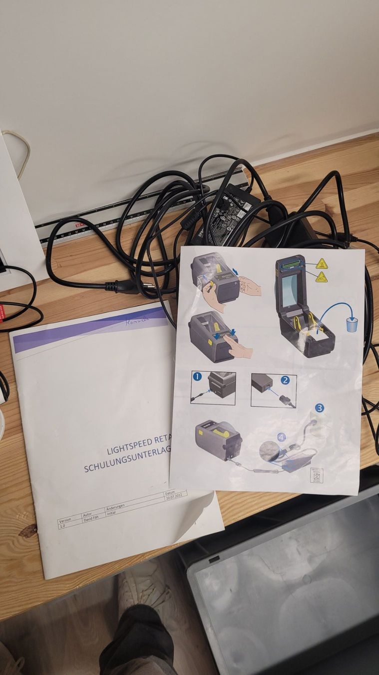 Registratore di cassa: Apple iPad / Lightspeed Kassensystem + Drucker + Scanner – Usato da Büsserach venduto da ModellbahnDepot 9