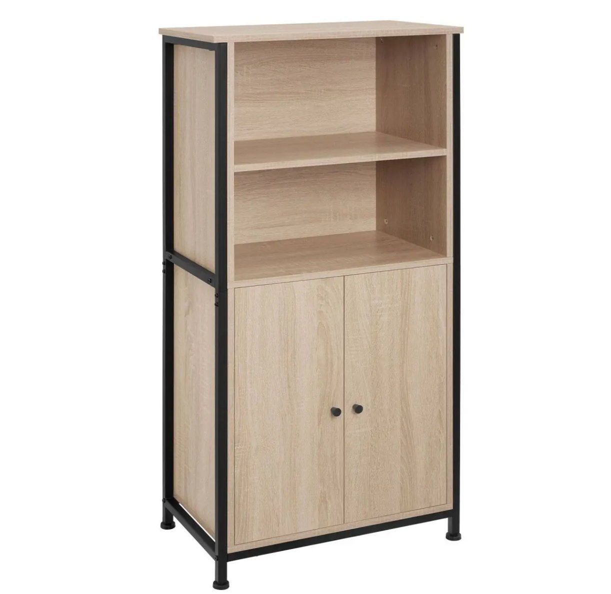 Cassettiere: Highboard Doncaster Industrial Holz hell, Eiche Sonoma – Nuovo (secondo la descrizione) da Steinhausen venduto da Retourenprofis