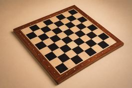 21” Chess Board with Notation – Golden Rosewood, Ebony & Map