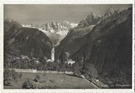 Soglio  mit  Scioragruppe