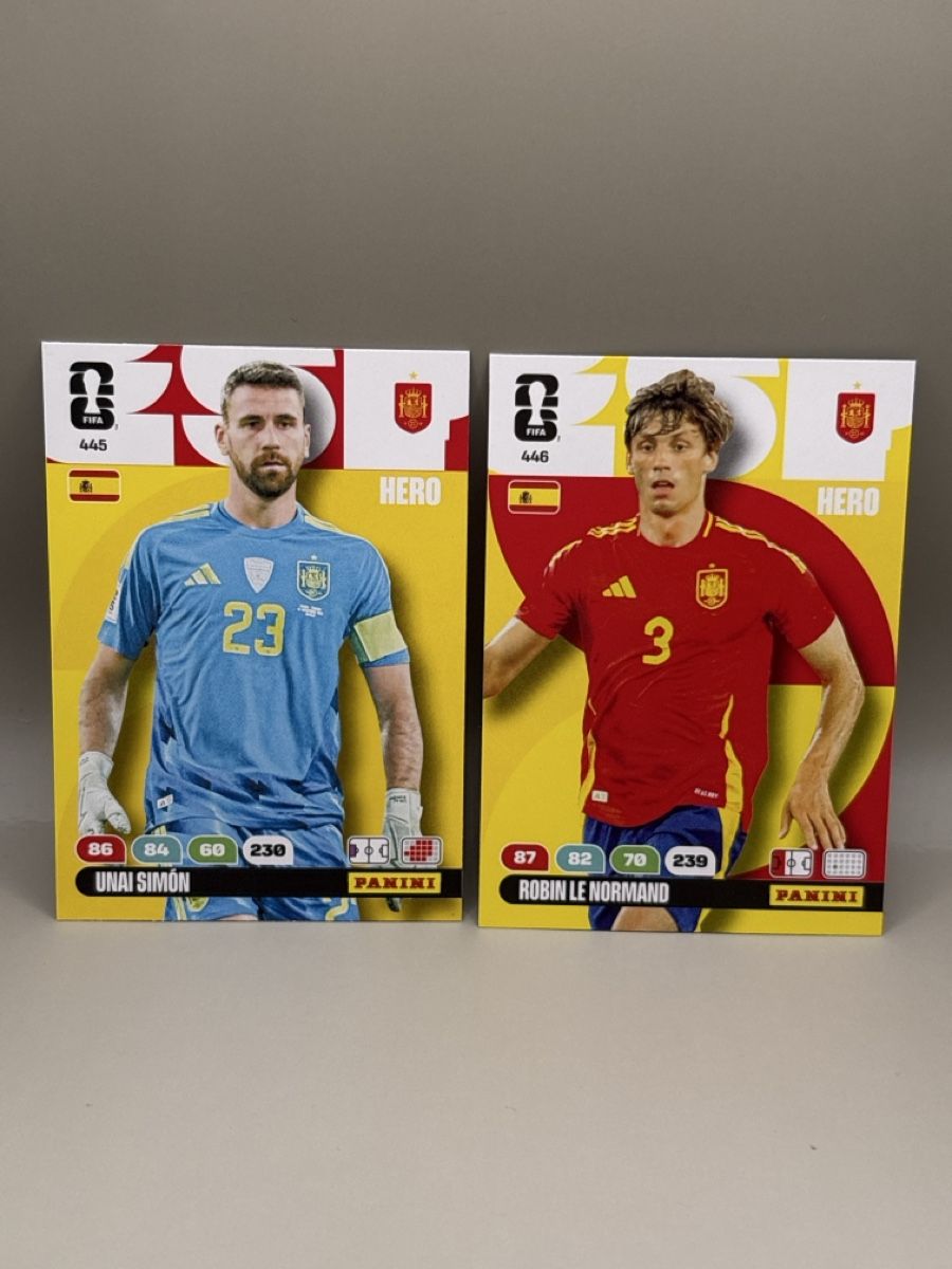 Panini Carte collezionabili: Panini Adrenalyn XL - 445 & 446 – Nuovo (secondo la descrizione) da Oberbuchsiten venduto da Bananefrappe93