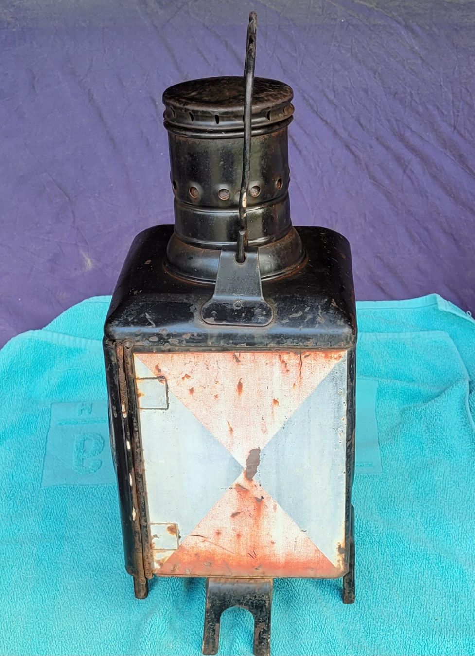 Altro in Decorazioni & Accessori: Antike Weichenlampe Petroleum – Usato da Thun venduto da Engel114 8