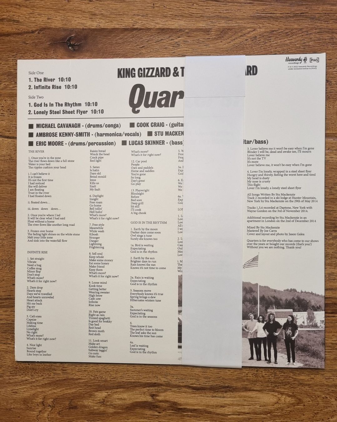 Schallplatten: KING GIZARD & THE LIZARD WIZARD - "Quarters" - Vinyl – Gebraucht aus Hedingen von guarder 1