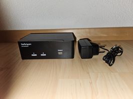 Port DisplayPort Dual Monitor KVM Switch - 4K 60 Hz