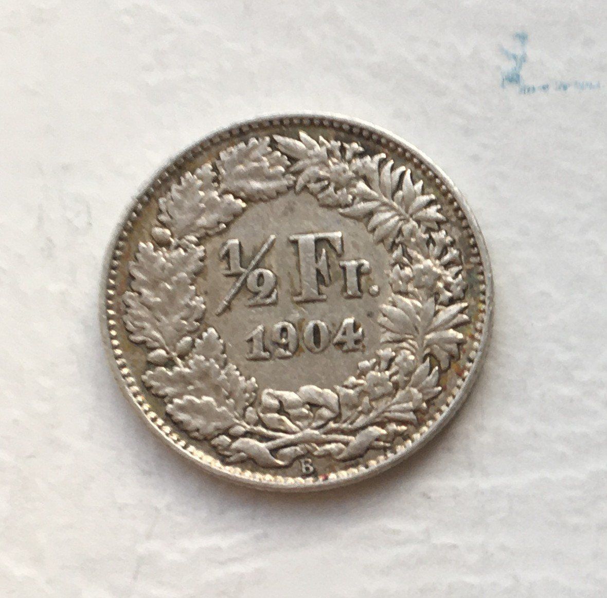 Tutti le monete: 1904 50 Rappen vz – Usato da Kirchberg SG venduto da Zenhad69