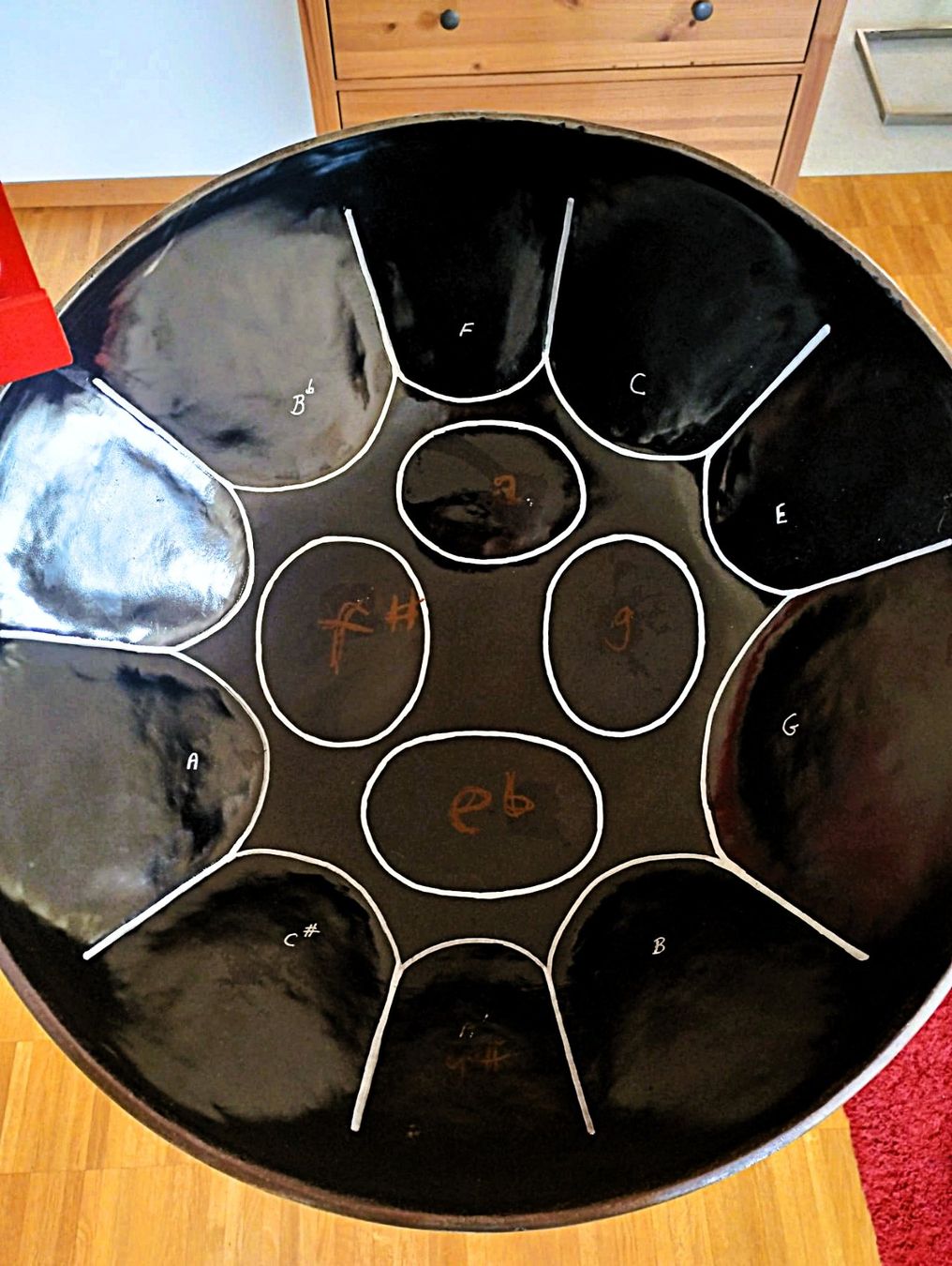 Musikinstrumente: Steeldrum "Single Alto" mit Ständer guter Zustand – Gebraucht aus Weisslingen von Dmusikus 2
