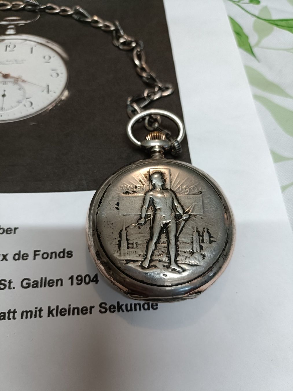 Uhren: Schützentaschenuhr  St. Gallen 1904 – Gebraucht aus Ennetmoos von brunhildenb 2