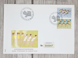 CL09 Enveloppe + Timbre Suisse 1972 / 800 ex