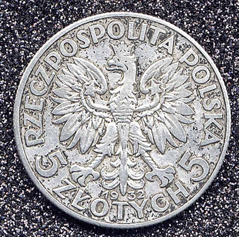 Tutti le monete: Münze PL Silber 5 Zlotych "1932" – Usato da Zug venduto da BAMBI51 1