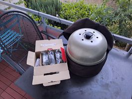COBB Grill mit Tasche und 4 Cobble Stones guter Zustand