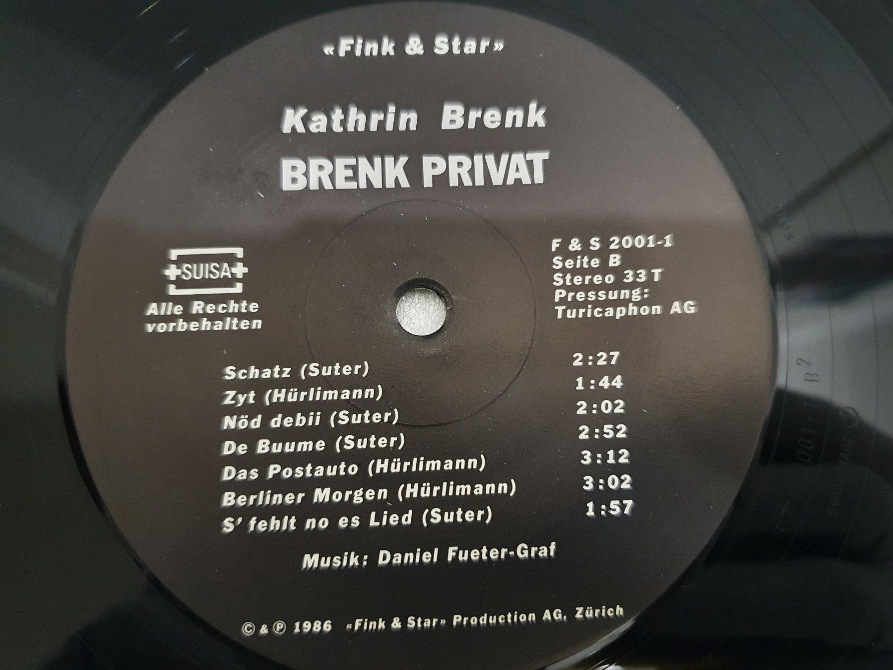 Dischi in vinile: Kathrin Brenk – Brenk Privat – Usato da Uster venduto da Vinyl-Leidenschaft 6
