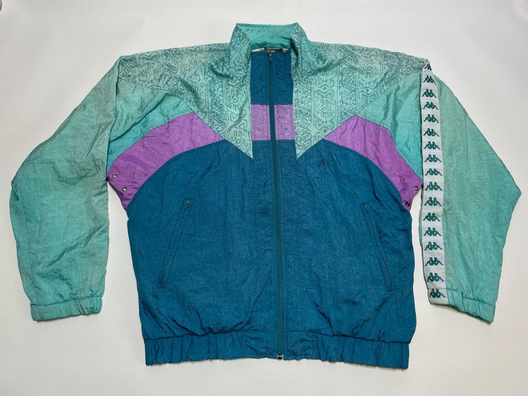 Kappa Vestes: Vintage 80s Kappa Jacke Gr XL – D'occasion à Zürich par le_souk