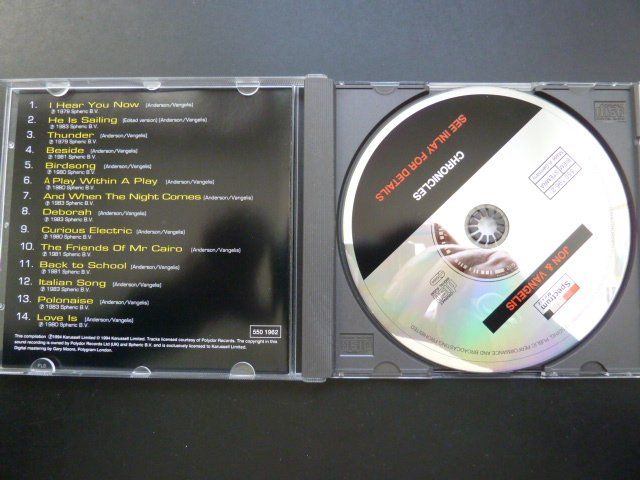 CD: Jon & Vangelis - Chronicles  (vergriffen) – Usato da Au ZH venduto da sikoku 1