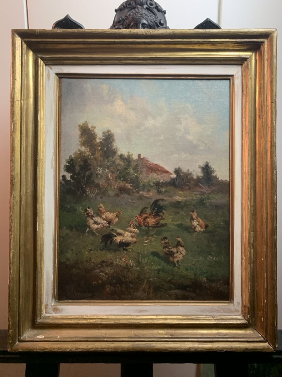 Dipinti: LEMAIRE LOUIS MARIE 1824-1910 – Usato da Wolfhalden venduto da SecondAntique 1