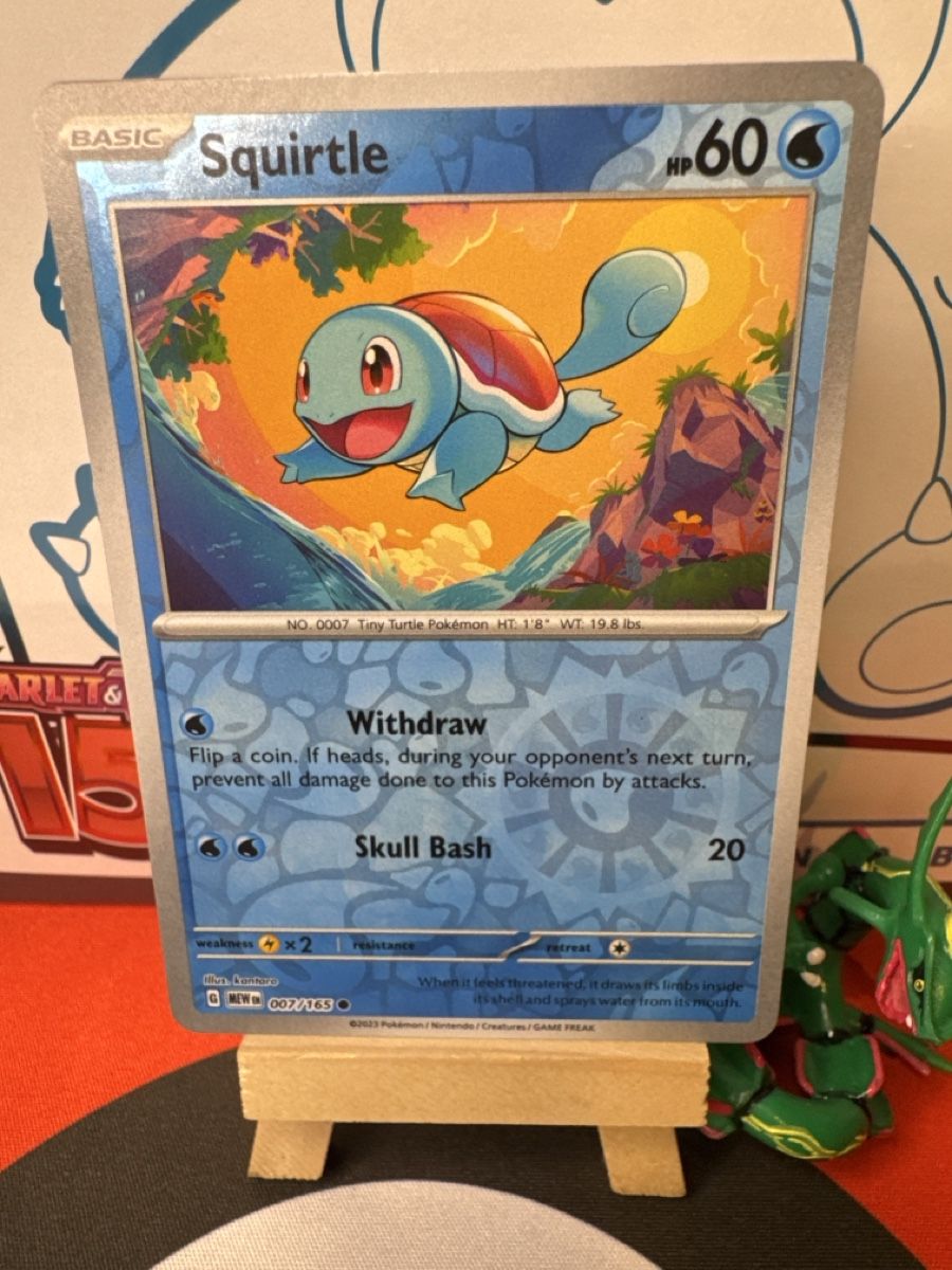 Pokémon Carte collezionabili: POKÉMON / Quirtle / 151 / Reverse – Usato da Herzogenbuchsee venduto da TCG-High-Quality