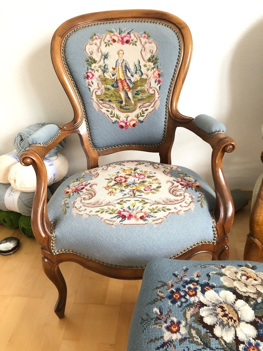 Poltrone: 2 Jugendstil Sessel Vintagemöbel Louis Philipp Stühle Möbel – Usato da Frauenfeld venduto da Babytimmy 1