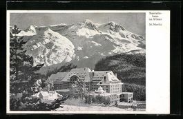St. Moritz, Blick auf das Suvrettahaus i