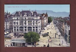 GENEVE - Place Bel-Air et Corraterie